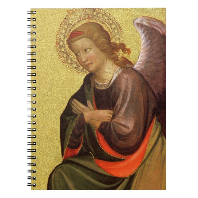 Renaissance Angel by Master of the Bambino Vispo Notebook (Front)