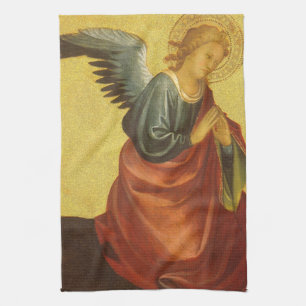 Renaissance Angel by Master of the Bambino Vispo Tea Towel