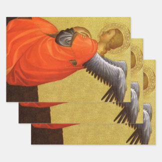 Renaissance Angel by Master of the Bambino Vispo Wrapping Paper Sheet