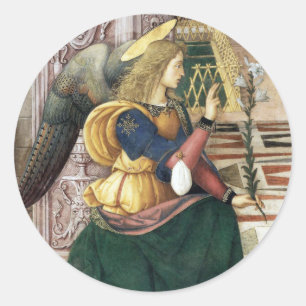 Renaissance Angel Christmas Stickers Pinturicchio