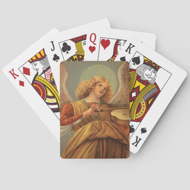 Renaissance Angel Playing Violin Melozzo da Forli Cards (Back)
