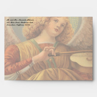 Renaissance Angel Playing Violin Melozzo da Forli Envelopes