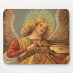 Renaissance Angel Playing Violin Melozzo da Forli Mouse Mat