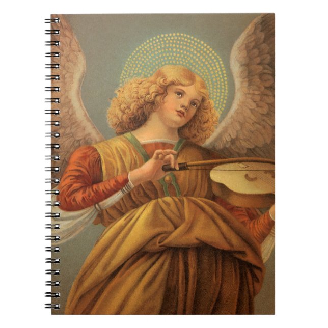 Renaissance Angel Playing Violin Melozzo da Forli Notebook (Front)