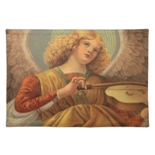 Renaissance Angel Playing Violin Melozzo da Forli Placemat