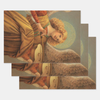 Renaissance Angel Playing Violin Melozzo da Forli Wrapping Paper Sheet