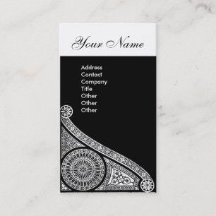 RENAISSANCE ARCHITECT,Architecture,Black and White Business Card
