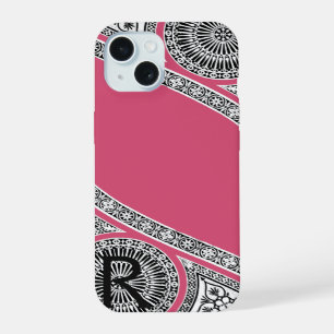 RENAISSANCE ARCHITECT Strawberry Ice Pink Monogram iPhone 15 Case