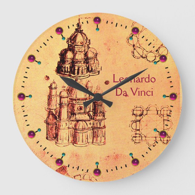 RENAISSANCE ARCHITECTURAL PROJECT,ARCHITECT LARGE CLOCK (Front)