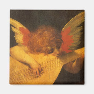 Renaissance Art Musician Angel by Rosso Fiorentino Magnet