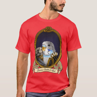 Renaissance Bird Baroness Cordelia de Azule A Blue T-Shirt