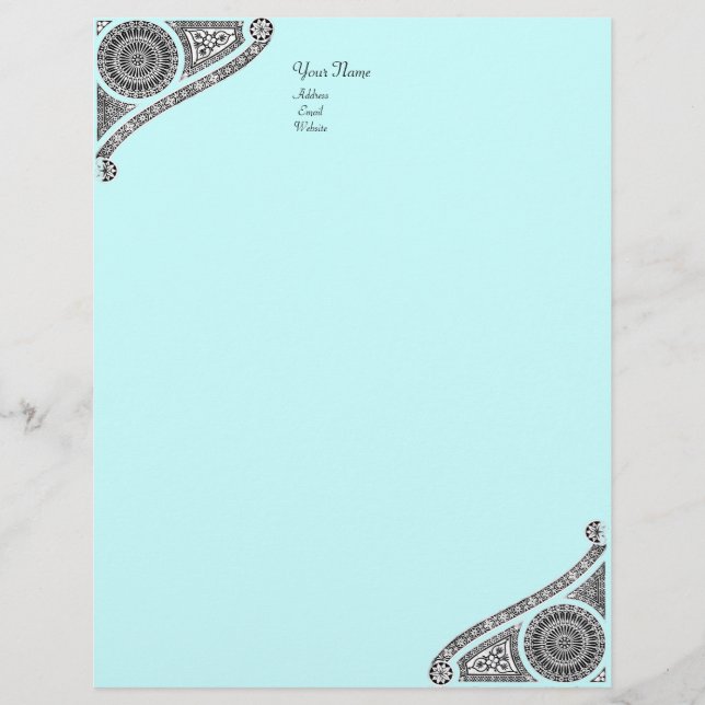 RENAISSANCE ,blue Personalized Letterhead (Front)