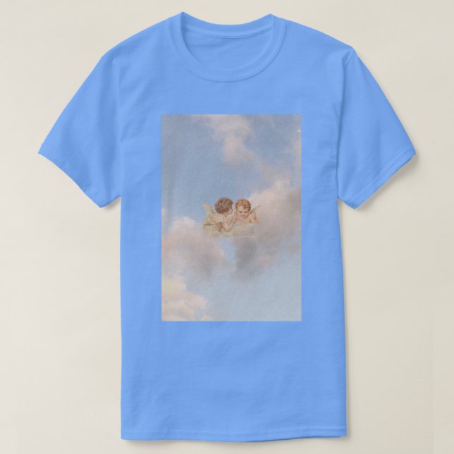 Renaissance Cloud Angels T-Shirt (Design Front)