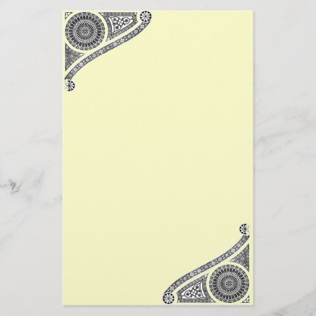 RENAISSANCE ,cream Stationery (Front)