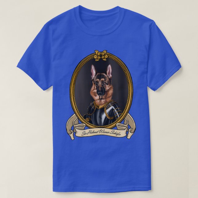 Renaissance Dog Sir Helmut Werner Schfer A German  T-Shirt (Design Front)