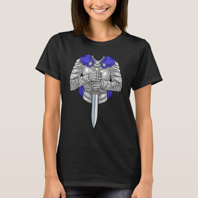 Renaissance Faire Festival Mediaeval Theme Knight  T-Shirt (Front)
