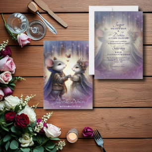 Renaissance Fairytale Fantasy Romantic Wedding Invitation
