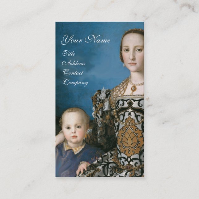 RENAISSANCE FASHION JEWELRY COSTUME DESIGNER BUSINESS CARD (Front)