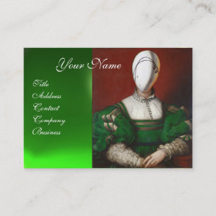 RENAISSANCE FASHION THEATRICAL COSTUME DESIGNER BUSINESS CARD