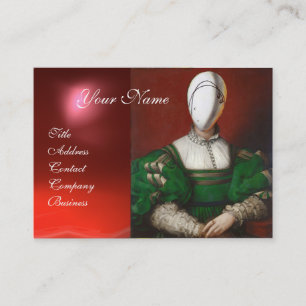 RENAISSANCE FASHION THEATRICAL COSTUME DESIGNER BUSINESS CARD