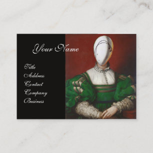 RENAISSANCE FASHION THEATRICAL COSTUME DESIGNER BUSINESS CARD