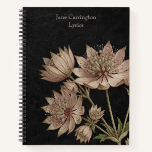 Renaissance Great Masterwort: Vintage Botanical Notebook