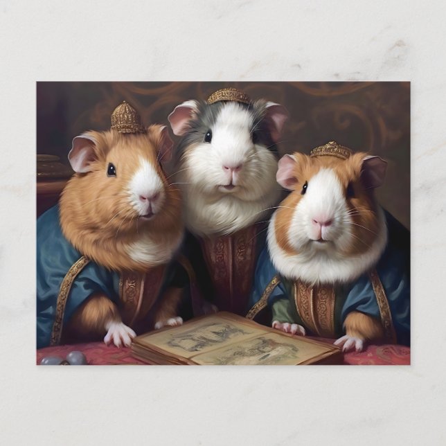 Renaissance Guinea Pigs Postcard (Front)
