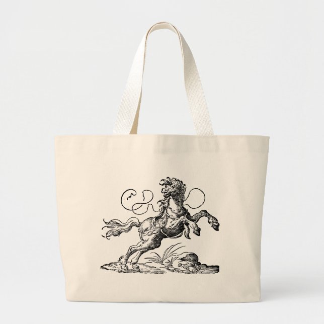 Renaissance Horse, No. 2 Totebag Large Tote Bag (Front)