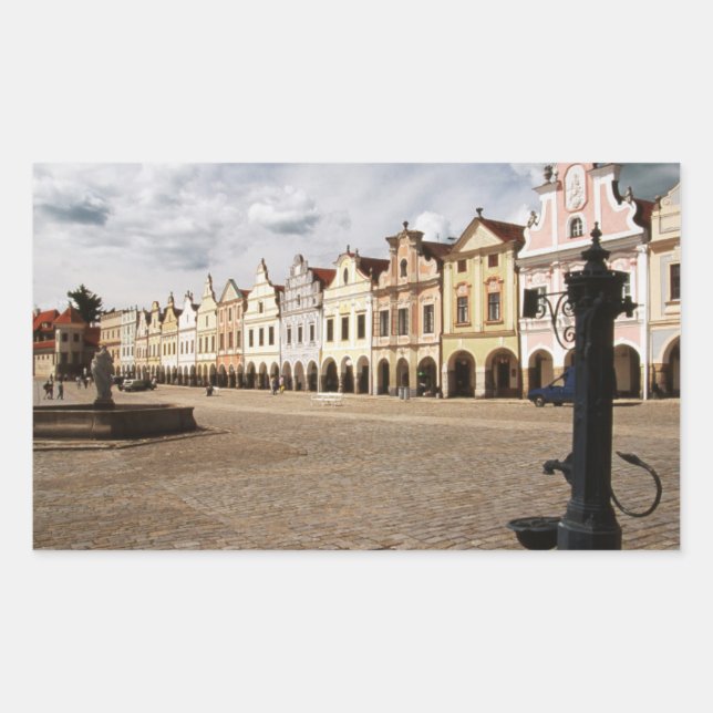 Renaissance Houses Rectangular Sticker (Front)