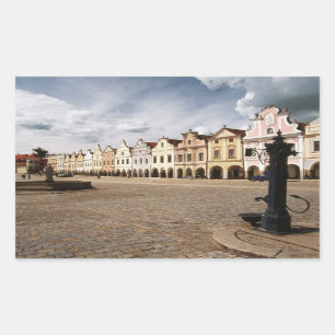 Renaissance Houses Rectangular Sticker