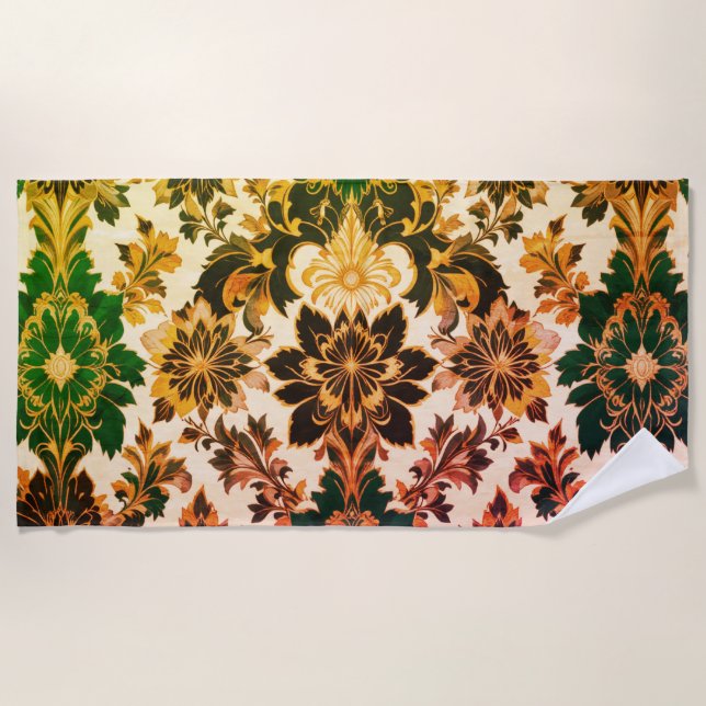 Renaissance Inspired  Beach Towel (Front)