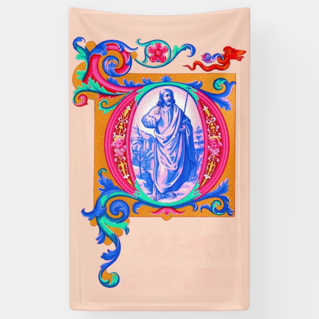 Renaissance Jesus Banner (Vertical)