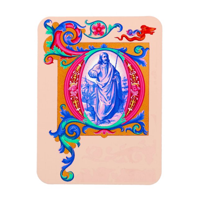 Renaissance Jesus Magnet (Vertical)