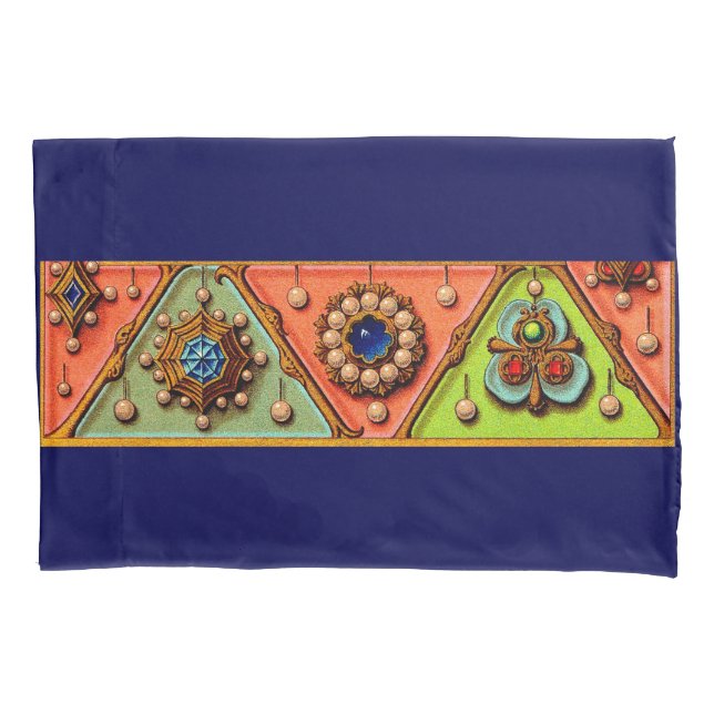 Renaissance jewels print pillowcase (Front)