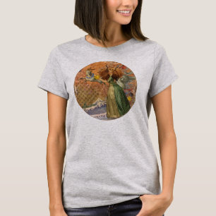Renaissance Lady Capricorn Fantasy Vintage Zodiac T-Shirt