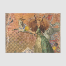 Renaissance Lady Capricorn Fantasy Vintage Zodiac