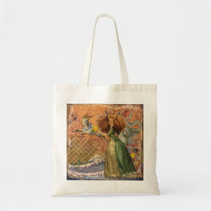 Renaissance Lady Capricorn Fantasy Vintage Zodiac Tote Bag