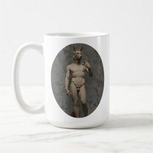 Renaissance Marble Sculpture German Shepherd Coffee Mug