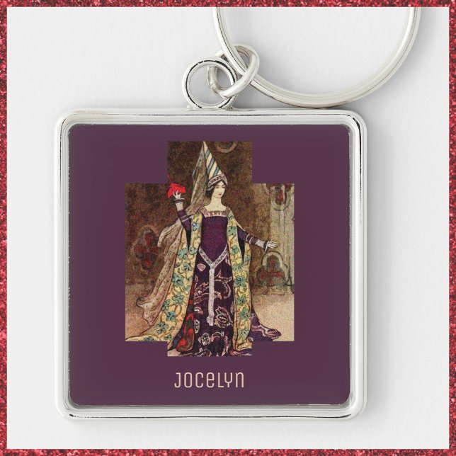 Renaissance Mediaeval Lady Key Ring (Creator Uploaded)