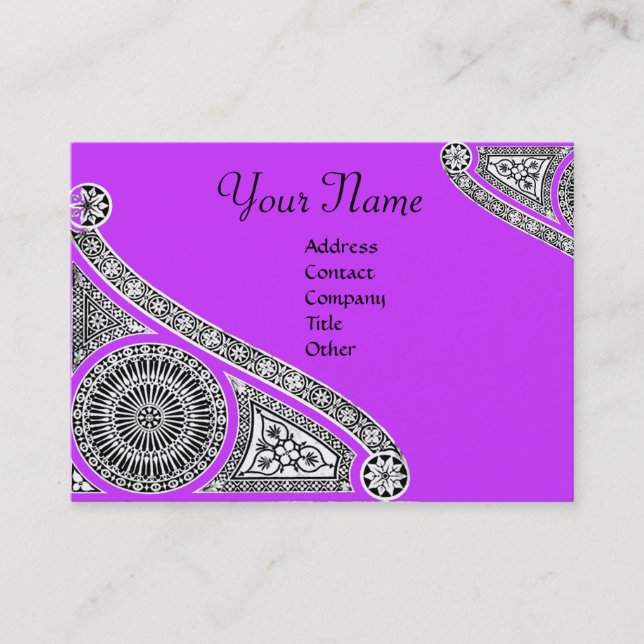 RENAISSANCE Monogram Business Card (Front)