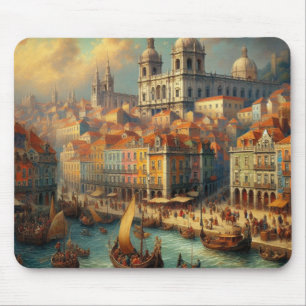 Renaissance oil painting mouse mat