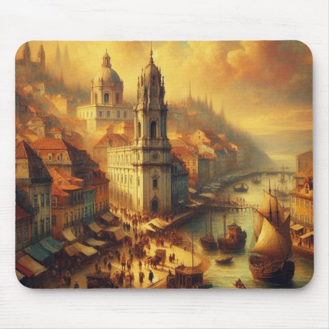 Renaissance oil painting mouse mat (Front)