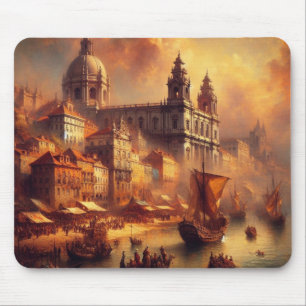 Renaissance oil painting mouse mat