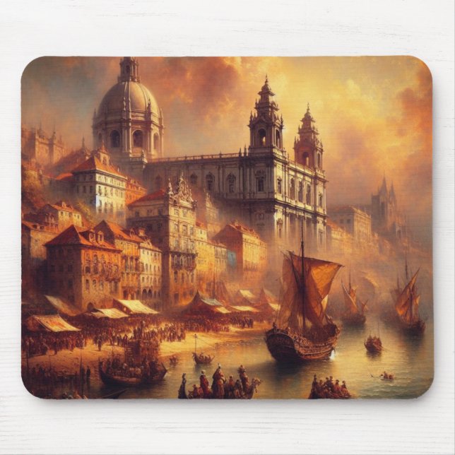 Renaissance oil painting mouse mat (Front)