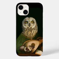Renaissance Owl Playing the Lute