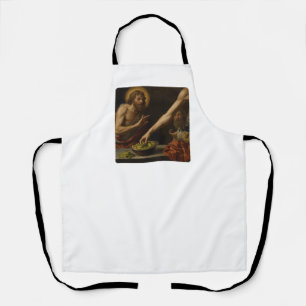 Renaissance Painting Parody Man Eating Guacamole Apron