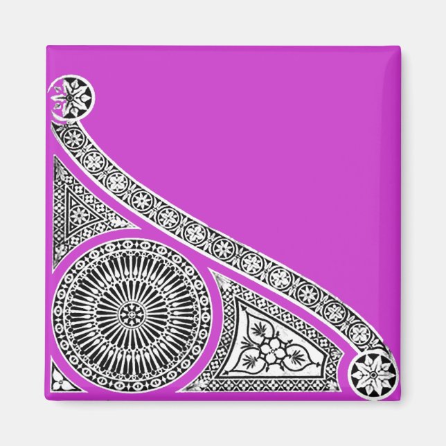 RENAISSANCE  purple Magnet (Front)