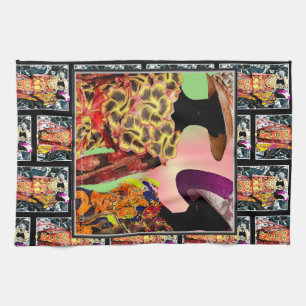 “Renaissance Radiance” Tea Towel