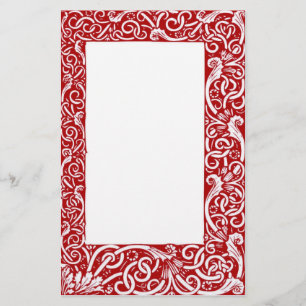Renaissance Red Stationary Stationery