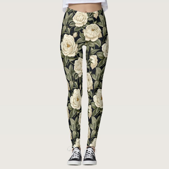 Renaissance Romance - William Morris Inspired Leggings (Front)